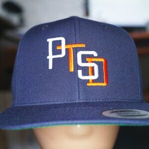 San Diego Padres PTSD, SD logo, Mental Health Awareness Embroidered Snapback Hat